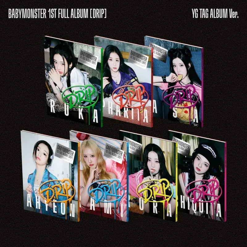 BABYMONSTER 1st Full Album - DRIP (YG Tag Album Ver.) – Choice BABYMONSTER 1st Full Album - DRIP (YG Tag Album Ver.) – Choice