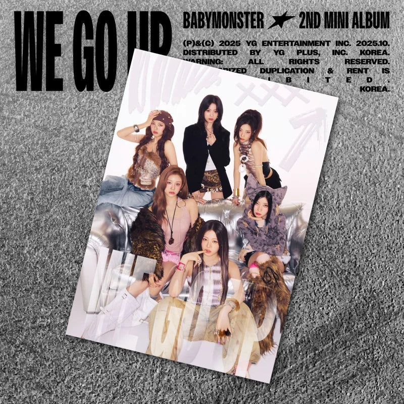 BABYMONSTER 2nd Mini Album - WE GO UP (Postcard Ver.) – Choice BABYMONSTER 2nd Mini Album - WE GO UP (Postcard Ver.) – Choice