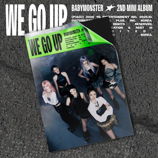 K-POP・アジア BABYMONSTER 2nd MINI ALBUM WE GO UP BABYMONSTER 2nd Mini Album - WE GO UP (We Ver.) – Choice Music LA