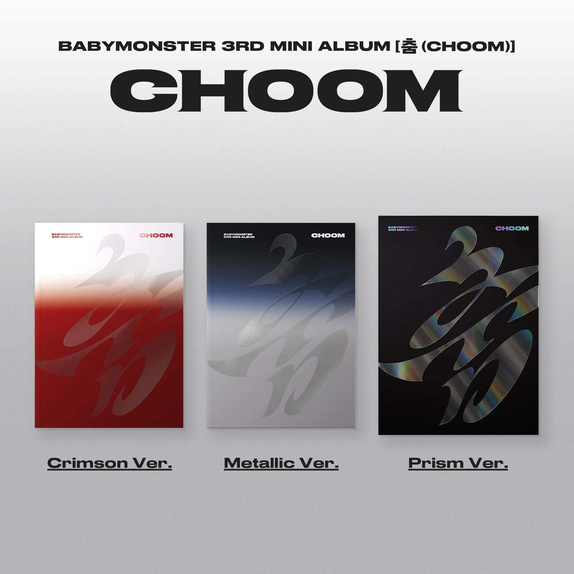 BABYMONSTERアルバム Pre-Order] BABYMONSTER 3rd Mini Album - CHOOM + YG Select Benefit