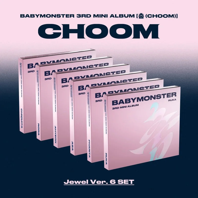 BABYMONSTER 3rd Mini Album - CHOOM (Jewel Ver.) + YG Select