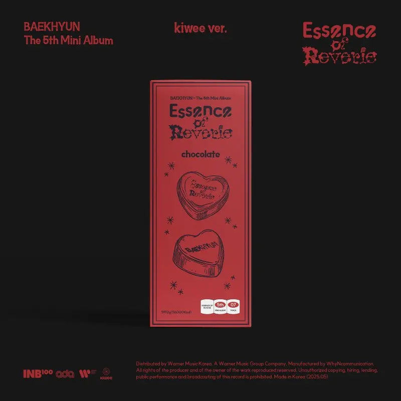 BAEKHYUN 5th Mini Album - Essence of Reverie (kiwee Ver.)