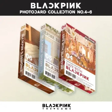 BLACKPINK THE GAME OST - Photocard Collection No.4~6 + YG Select POB