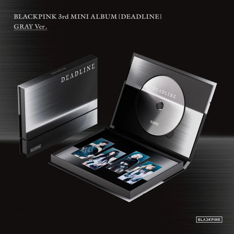 BLACKPINK 3rd Mini Album - DEADLINE (Gray Ver.) + WITHMUU
