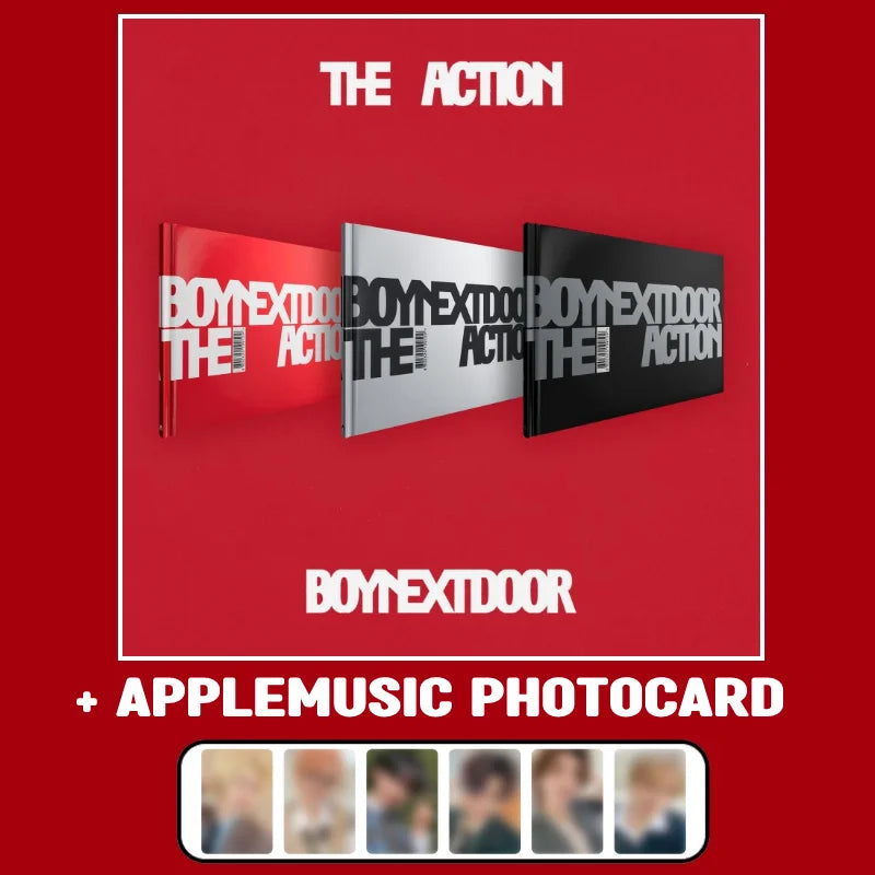 BOYNEXTDOOR 5th EP Album - The Action + APPLEMUSIC Photocard