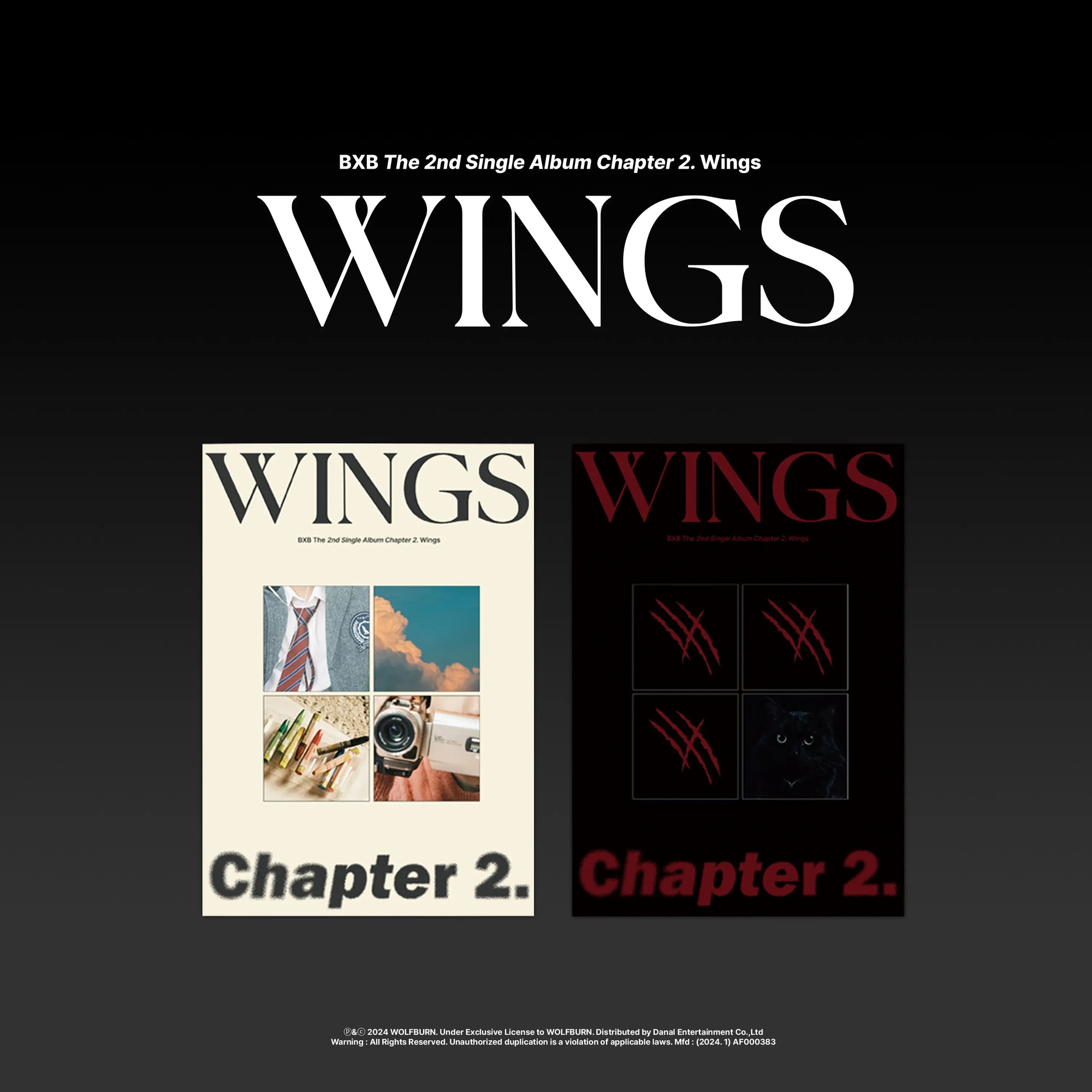 BXB 2nd Single Album - Chapter 2. Wings