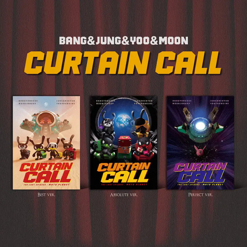 3種☆CURTAIN CALL☆BANG & JUNG & YOO & MOON BANG&JUNG&YOO&MOON
