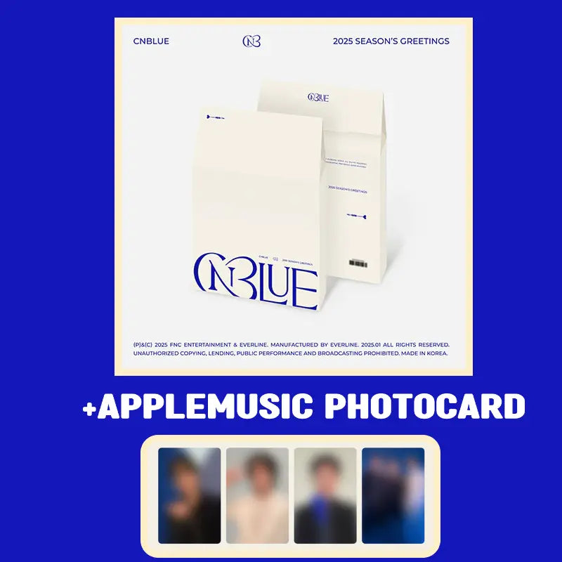 CNBLUE 2025 Season's Greetings + APPLEMUSIC Photocard