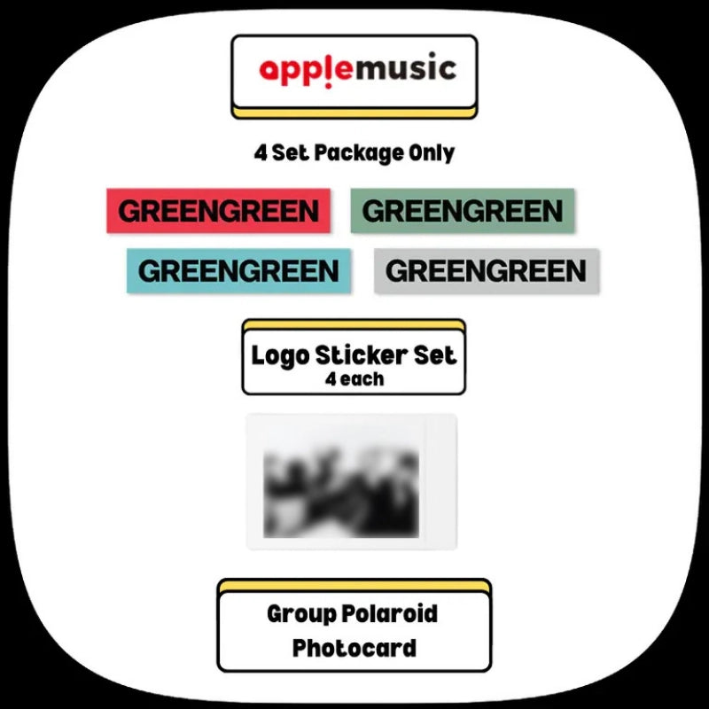 CORTIS 2nd EP Album - GREENGREEN (Weverse Album Ver.) + APPLEMUSIC
