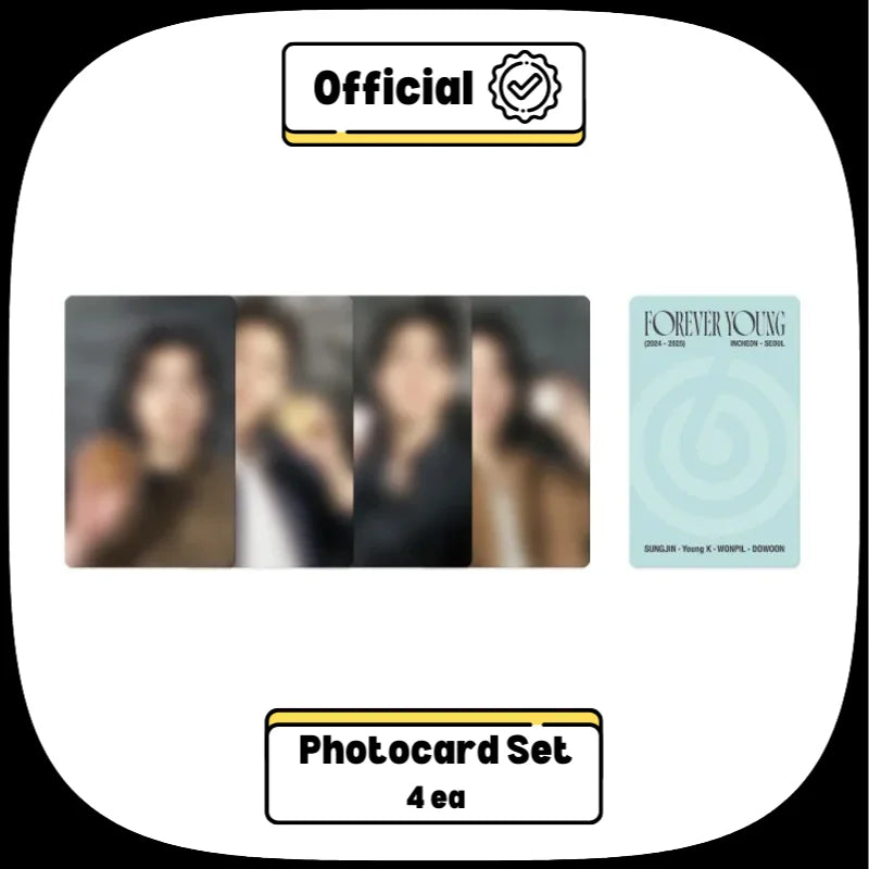 DAY6 3rd World Tour FOREVER YOUNG Blu-Ray + Official Photocard Set