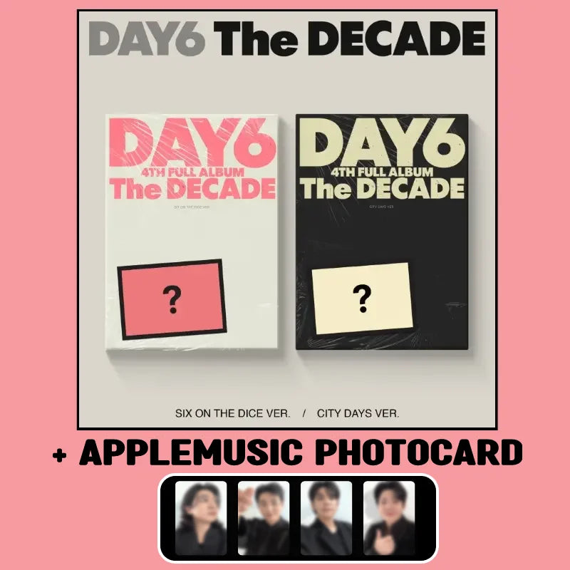 DAY6 4th Album - The DECADE + APPLEMUSIC Photocard