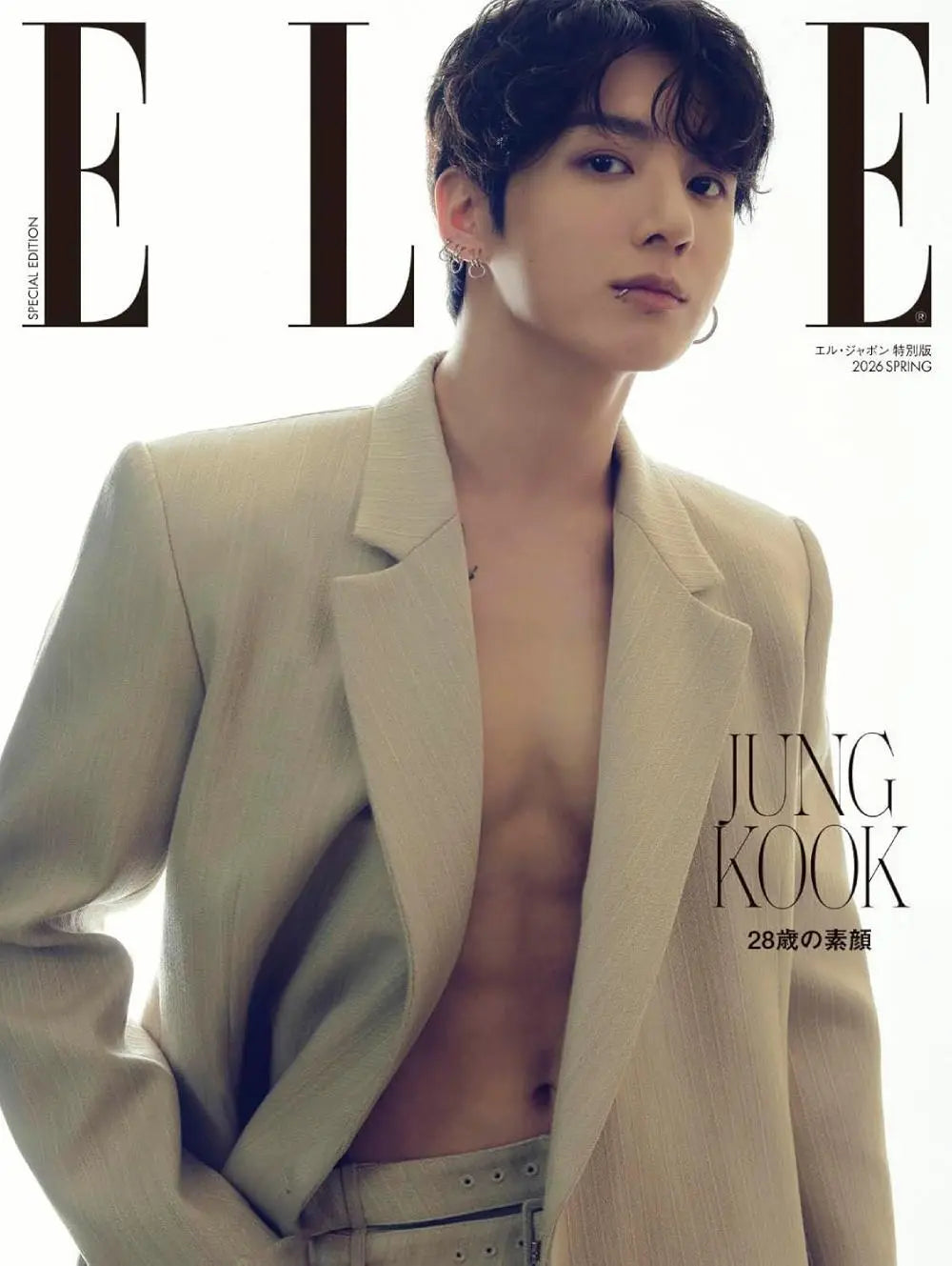 BTS ジョングク USA Kpop - MAGAZINE 2026-01 ELLE JUNGKOOK BTS ② コンプリート ELLE アイドル
