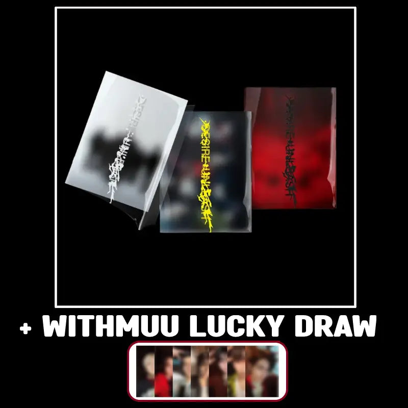 ENHYPEN DESIRE : UNLEASH withmuu 特典 7枚 ENHYPEN 6th Mini Album - DESIRE : UNLEASH + WITHMUU Lucky