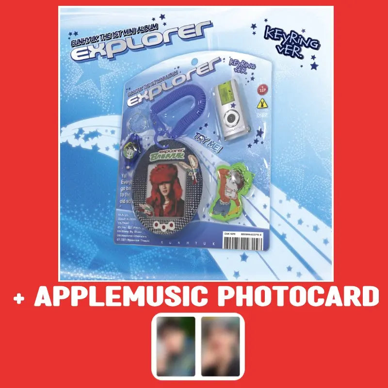 EUNHYUK 1st Mini Album - EXPLORER (Keyring Ver.) + APPLEMUSIC