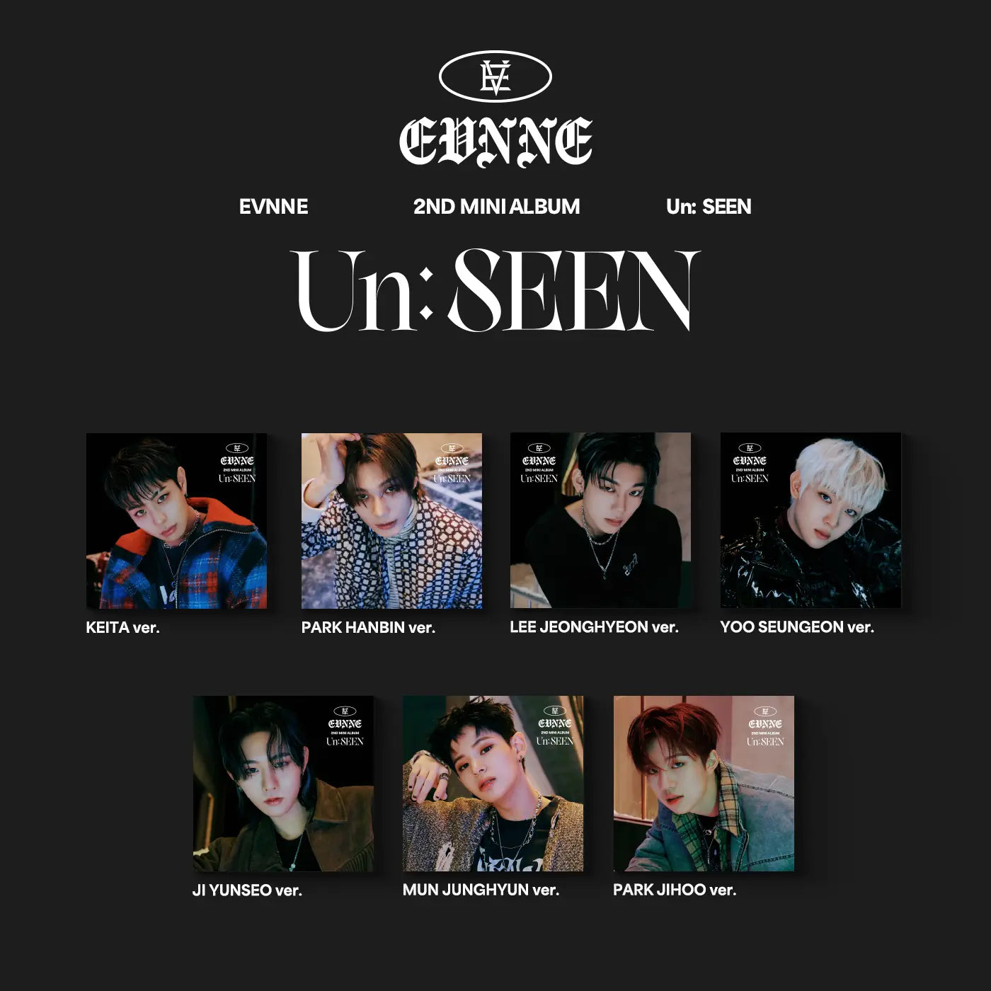 EVNNE 2nd Mini Album - Un : SEEN (Digipack Ver.)