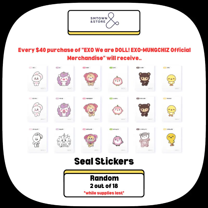 Pre-Order] EXO We are DOLL! EXO-MUNGCHIZ Official Merchandise
