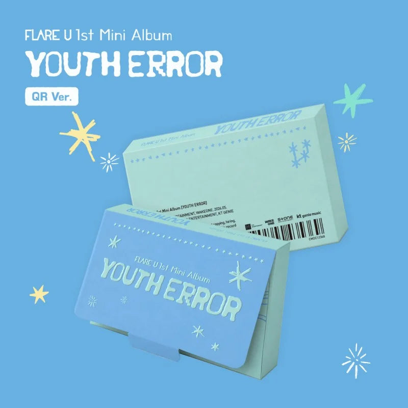 FLARE U 1st Mini Album - YOUTH ERROR (QR Ver.) – Choice Music LA