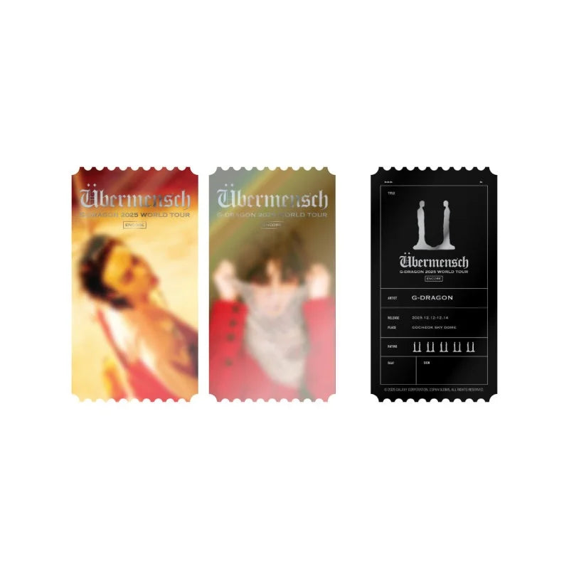 Pre-Order] G-DRAGON 2025 World Tour Übermensch Encore Official