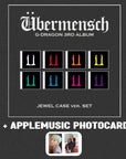 G-DRAGON 3rd Album - Übermensch (Jewel Case Ver.) + APPLEMUSIC Photocard