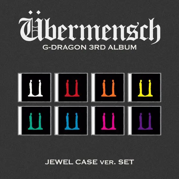 G-DRAGON 3rd Album - Übermensch (Jewel Case Ver.) – Choice Music LA