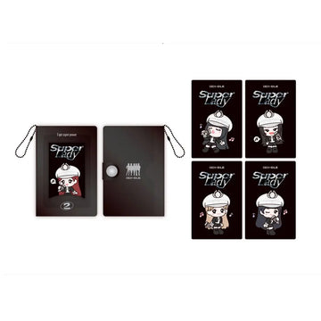 [Pre-Order] (G)I-DLE NANADLE Official Merchandise - Super Lady Photocard Holder Keyring
