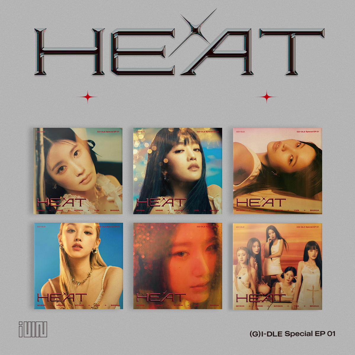 (G)I-DLE gidle HEAT D2C アルバム US限定 G)I-DLE Special Album - HEAT (Digipack Ver.) – Choice Music LA