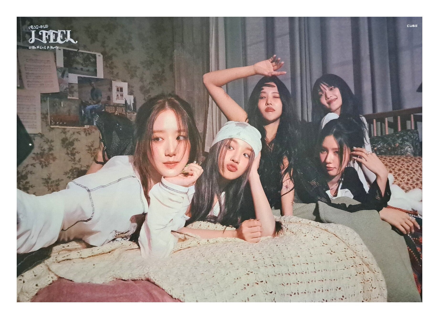 (G)I-DLE 6th Mini Album I Feel Official Poster - Photo Concept Cat