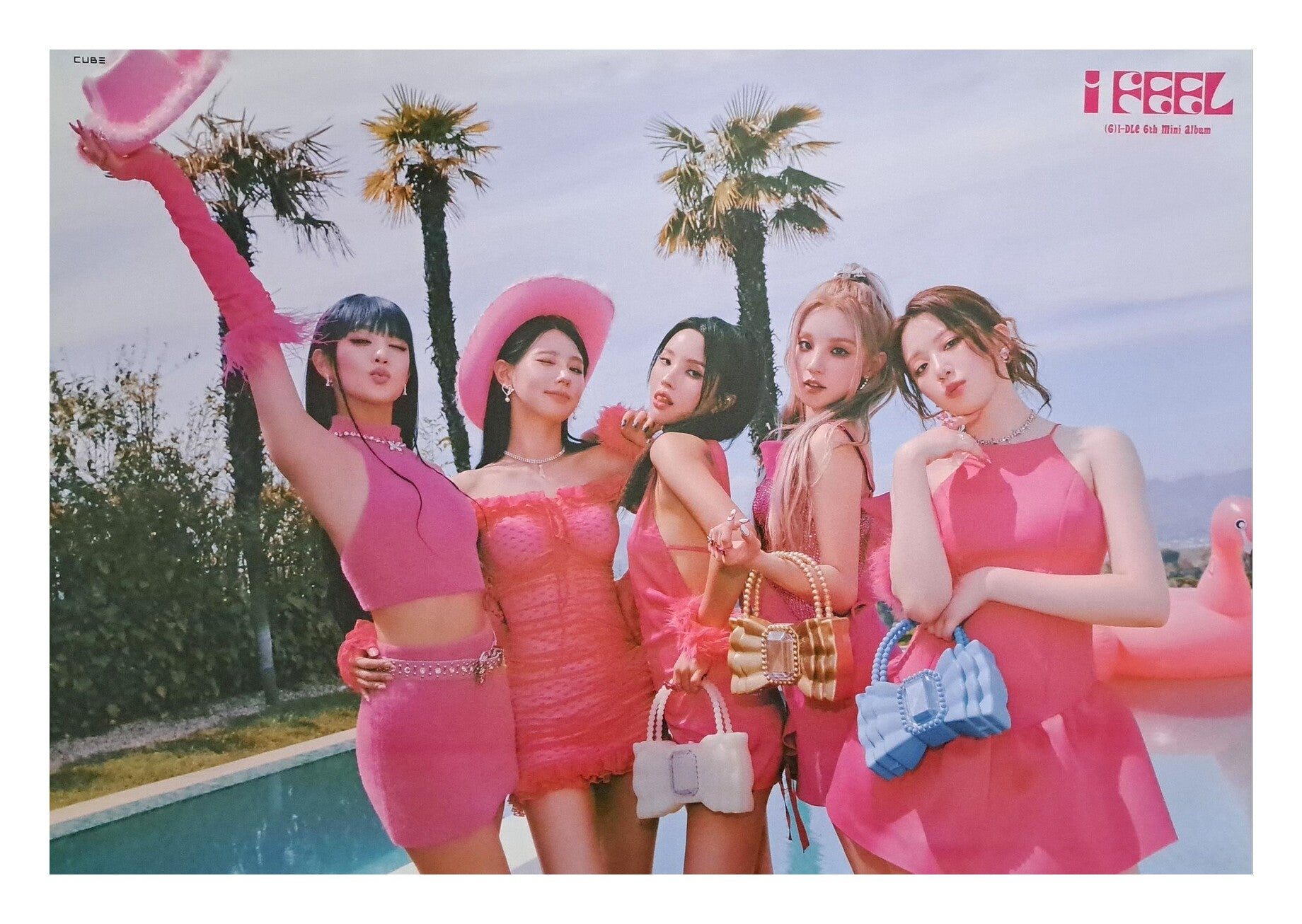 (G)I-DLE 6th Mini Album I Feel Queen (Photobook Ver.) Official Poster - Photo Concept 1