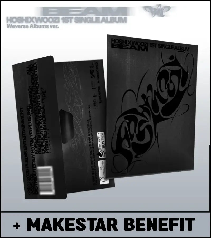 HOSHI X WOOZI 1st Single Album - BEAM (Weverse Album Ver.) + MAKESTAR Benefit
