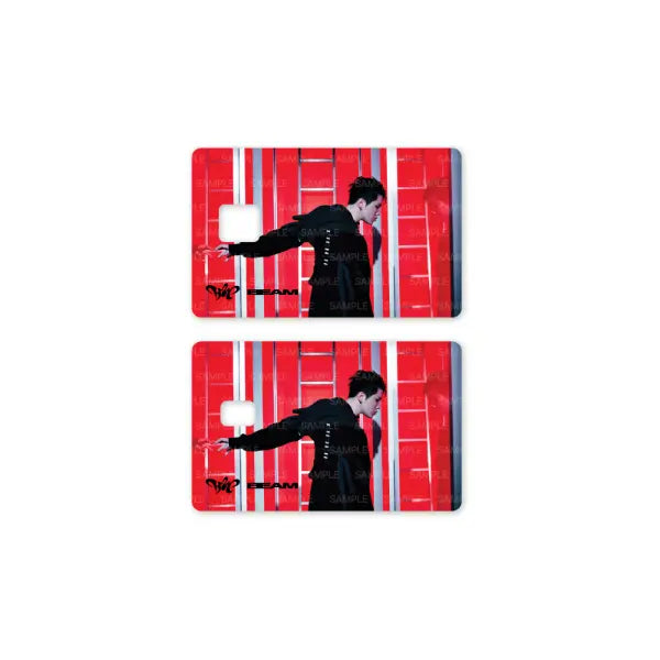 HOSHI X WOOZI BEAM Official Merchandise - Card Cover Sticker