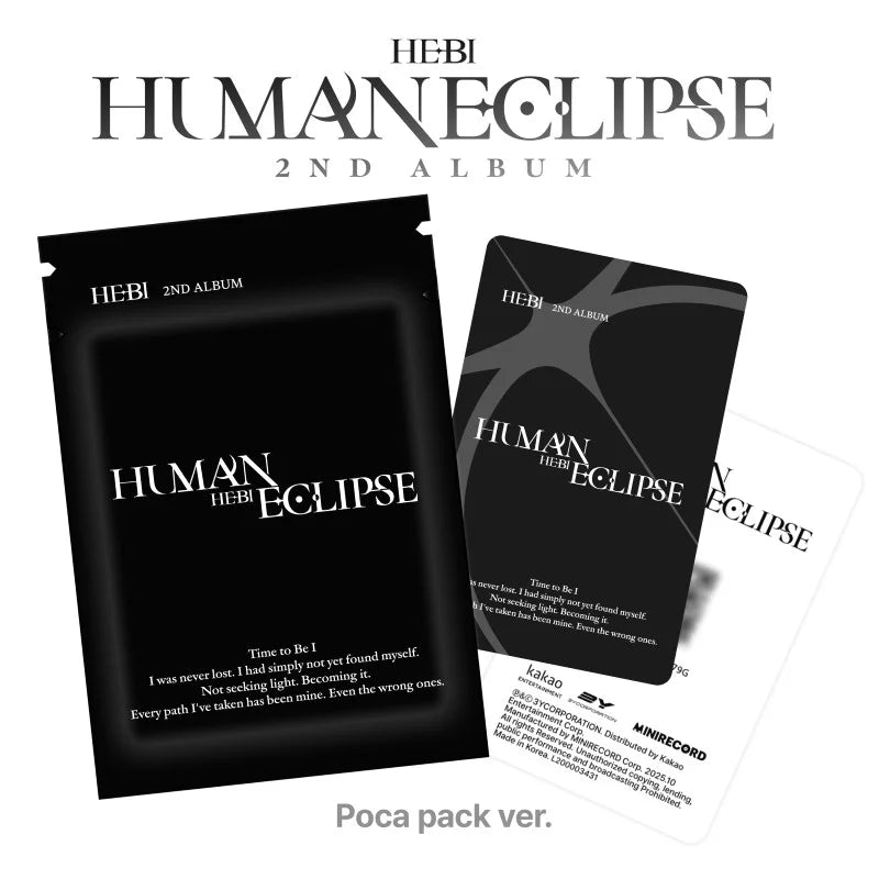 Hebi 2nd Mini Album - Human Eclipse (Poca Pack Ver.)