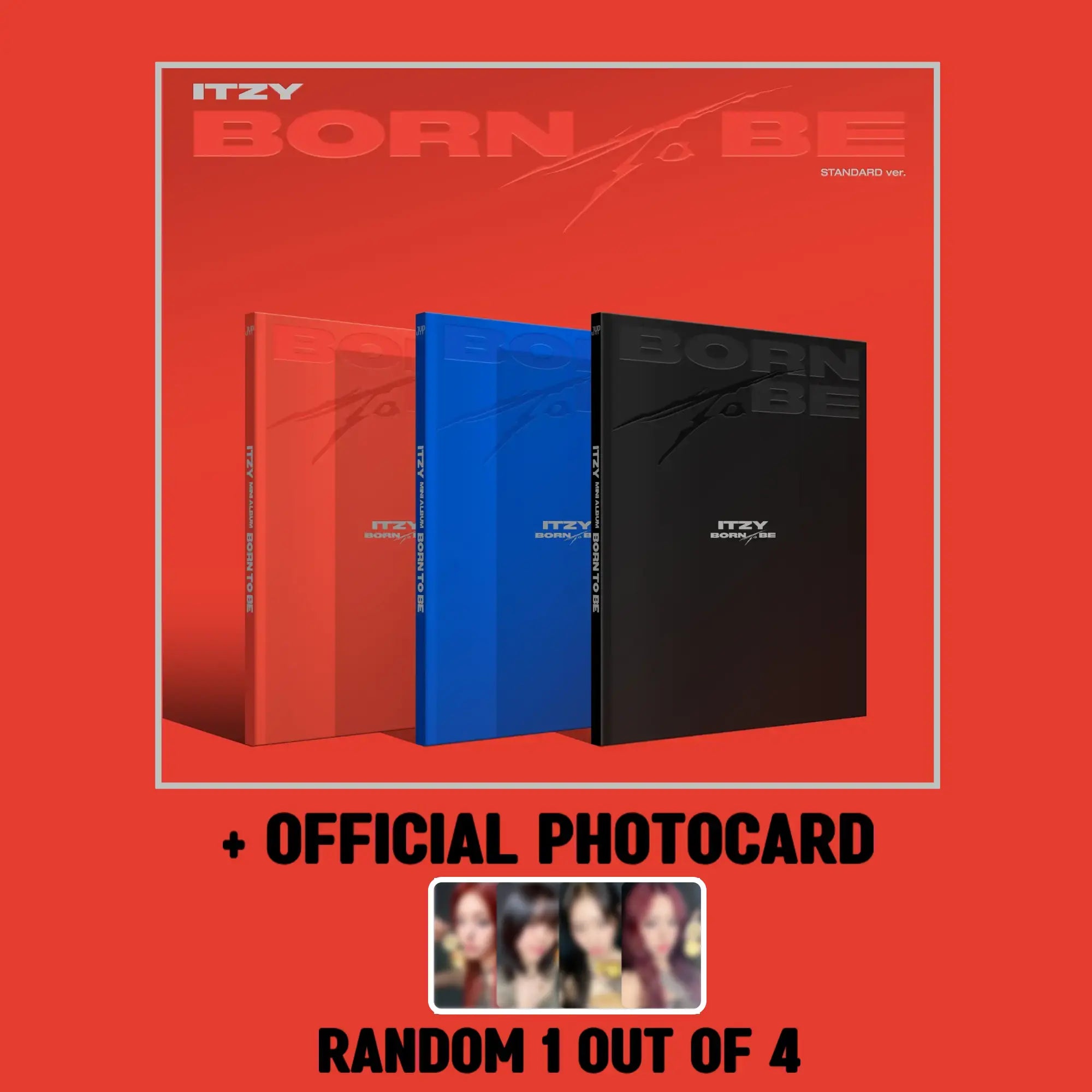 ITZY Album - BORN TO BE (Standard Ver.) + Photocard – Choice Music LA