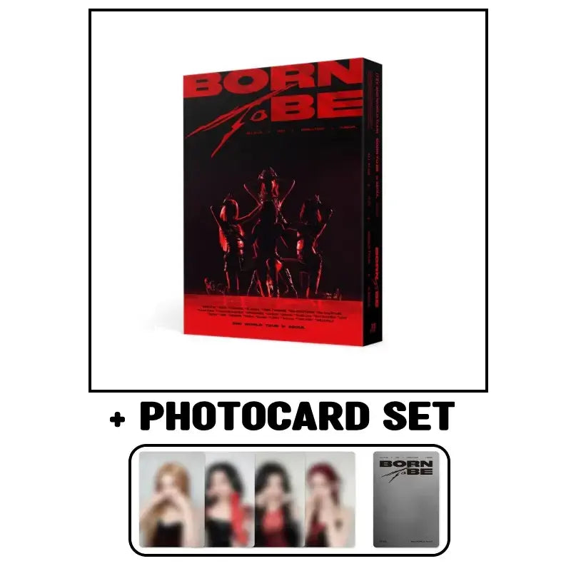 ITZY 2nd World Tour - BORN TO BE in Seoul DVD + Photocard Set ITZY 2nd World Tour - BORN TO BE in Seoul DVD + Photocard Set