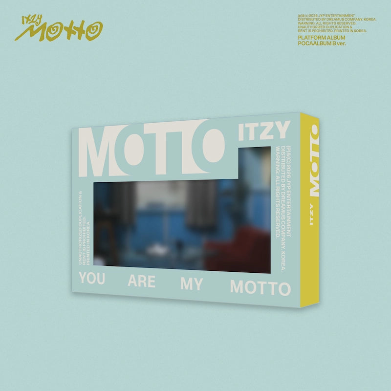 ITZY Album - Motto (Poca Album Ver.) + WITHMUU Photocard – Choice