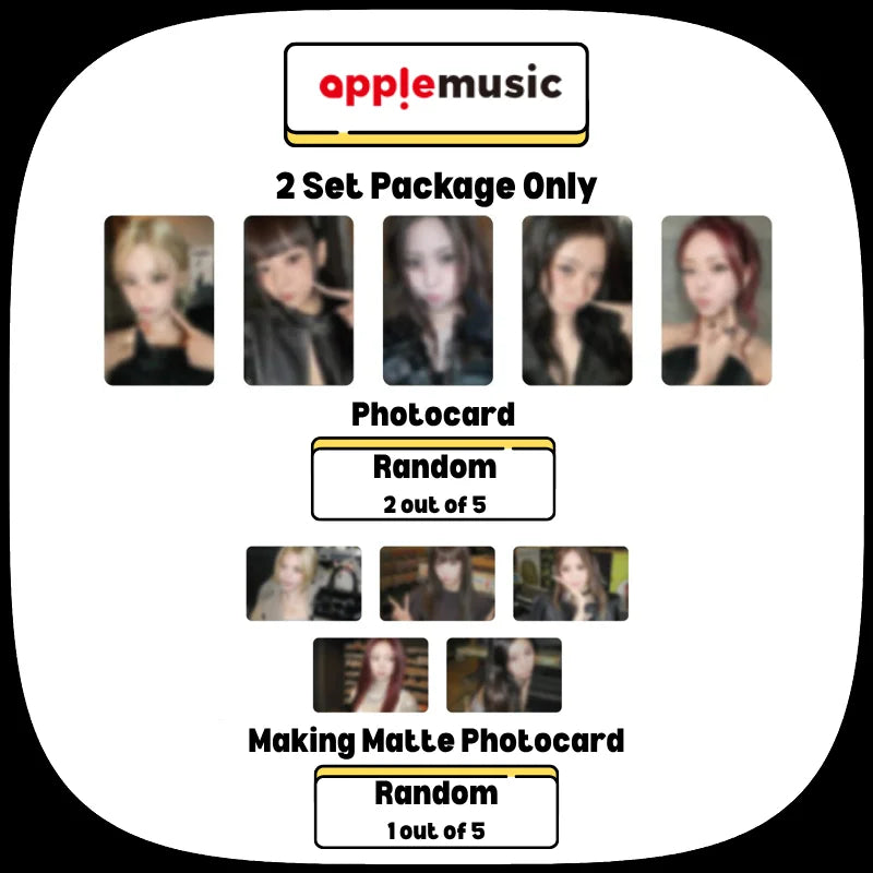 ITZY Album - TUNNEL VISION (Photobook Ver.) + APPLEMUSIC Photocard