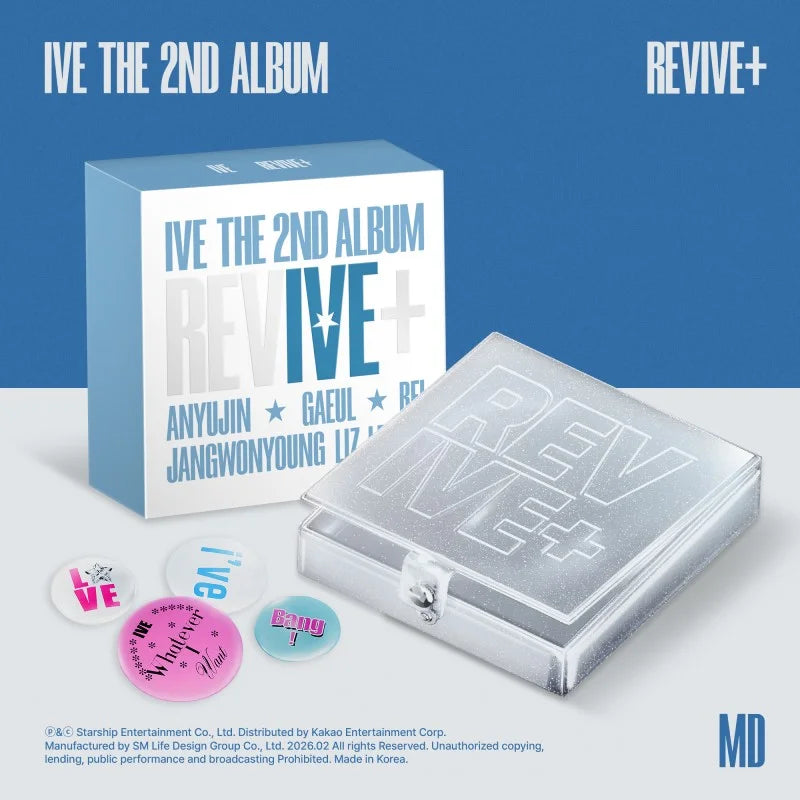 IVE REVIVE+ サインアルバム IVE 2nd Album - REVIVE+ (MD Ver.) – Choice Music LA