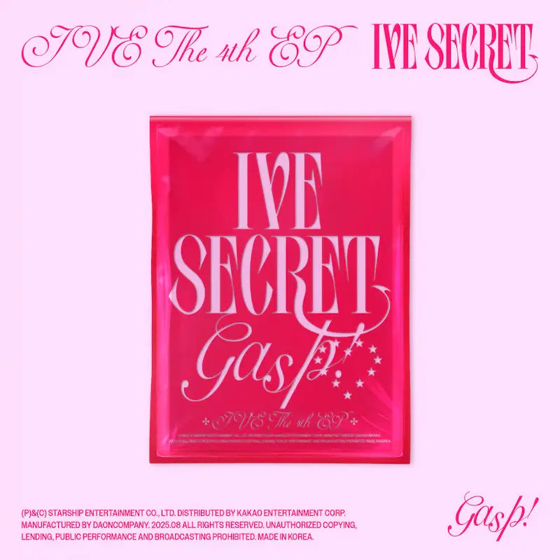 IVE 4th EP Album - IVE SECRET + WITHMUU Lucky Draw – Choice Music LA