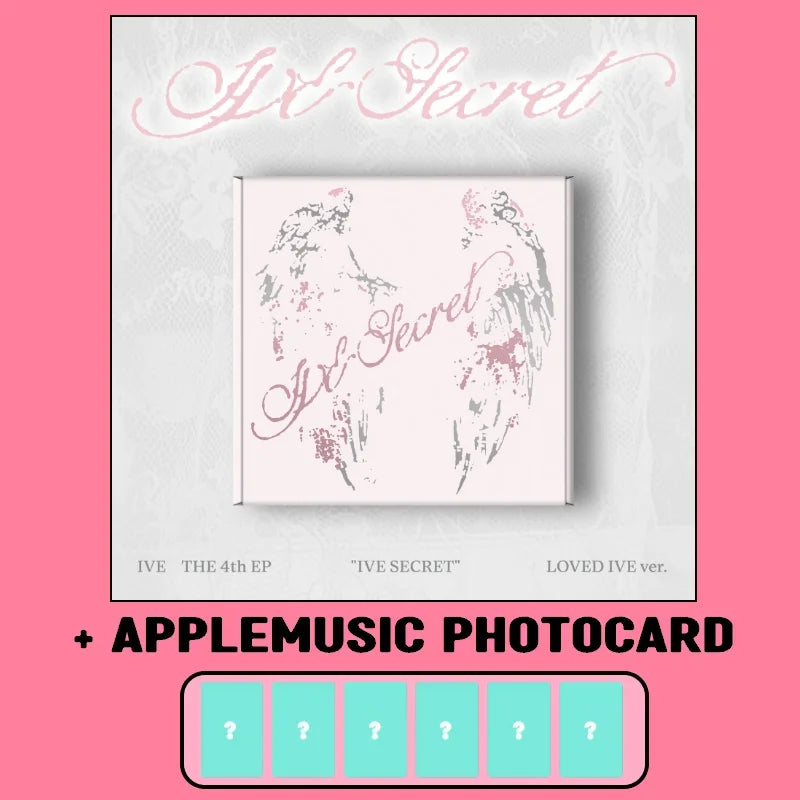 IVE 4th EP Album - IVE SECRET (LOVED Ive Ver.) + APPLEMUSIC IVE 4th EP Album - IVE SECRET (LOVED Ive Ver.) + APPLEMUSIC