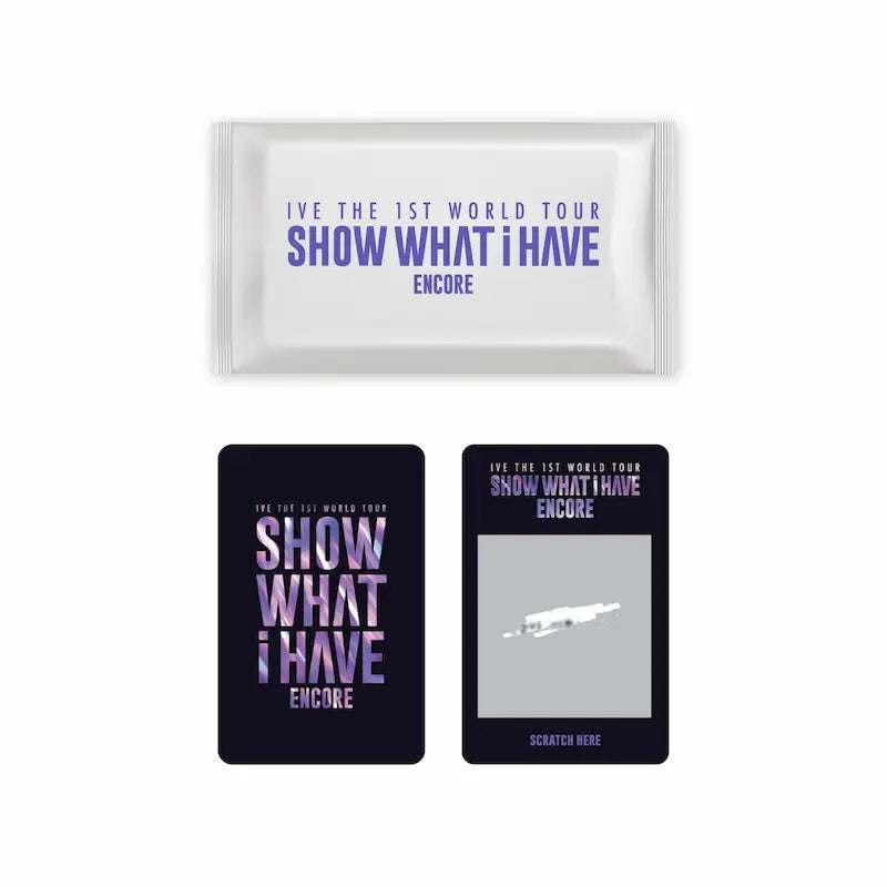 【ギフ_包装】 have I What Show IVE Encore Random - Merchandise Official タレントカード