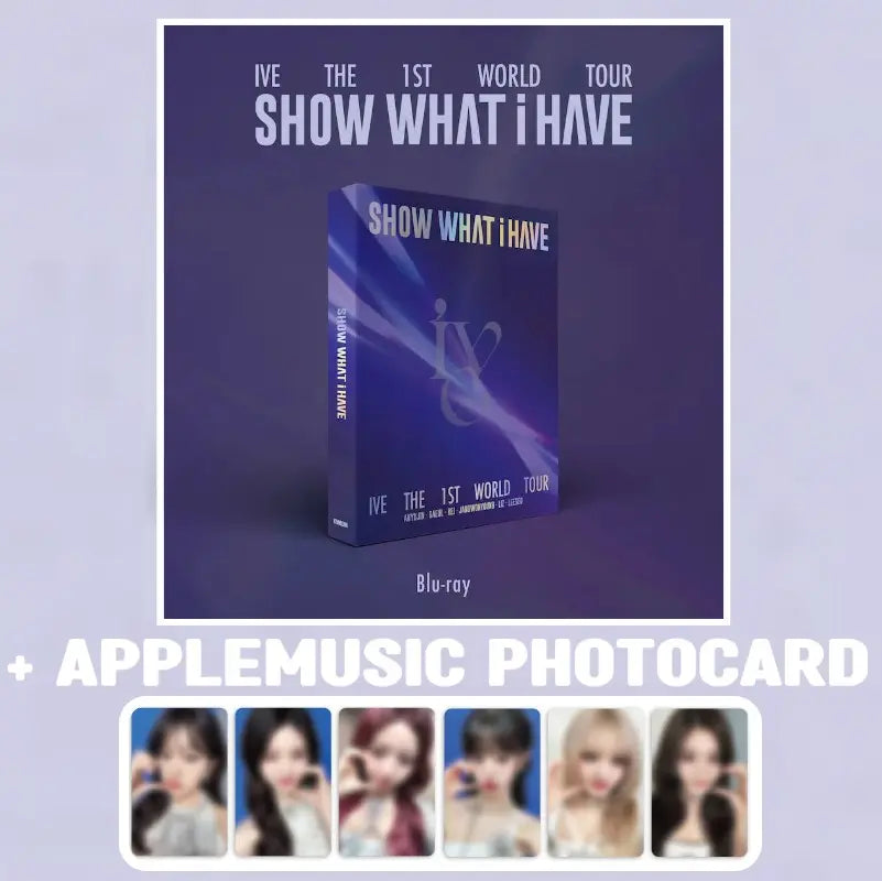 【サイズ交換ＯＫ】 IVE THE 1ST WORLD TOUR - SHOW WHAT I HAVE Blu-Ray + K-POP・アジア