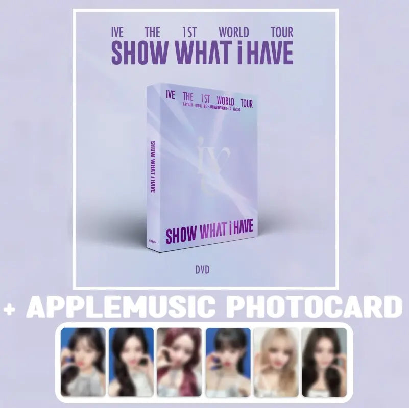 新発売の 1ST THE IVE WORLD APPLEMUSIC + DVD HAVE I WHAT SHOW - TOUR ミュージック