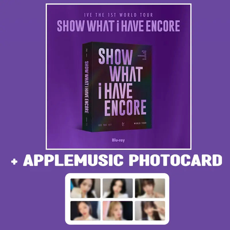 IVE THE 1ST WORLD TOUR - SHOW WHAT I HAVE ENCORE Blu-Ray + IVE THE 1ST WORLD TOUR - SHOW WHAT I HAVE ENCORE Blu-Ray +