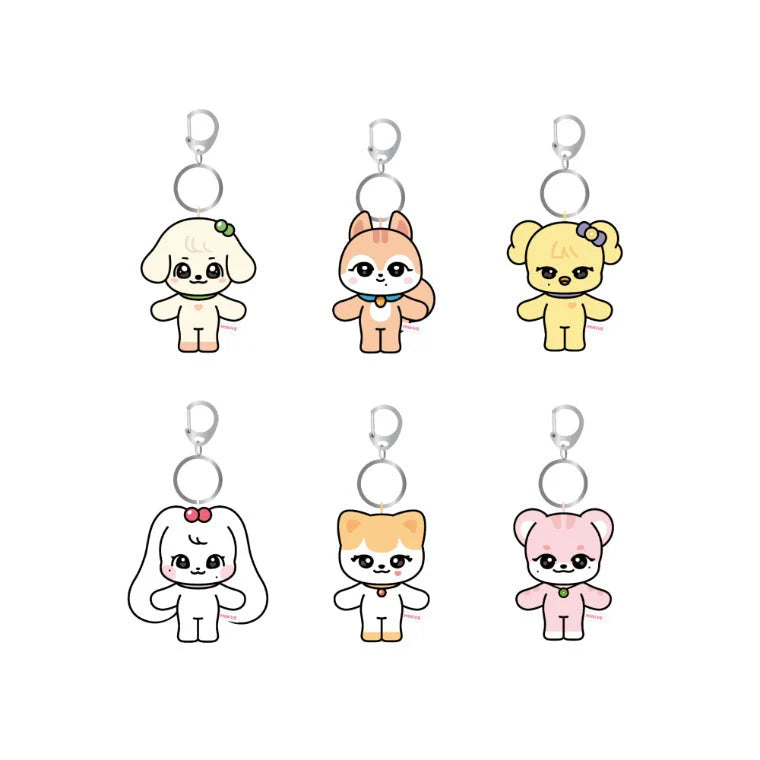 IVE WELCOME TO MINiVE School Official Merchandise - Plush Keyring IVE WELCOME TO MINiVE School Official Merchandise - Plush Keyring