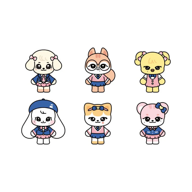 IVE MINIVE ウォニョン スクール PLUSH キーリング ぬいぐるみ Pre-Order] IVE WELCOME TO MINiVE School Official Merchandise