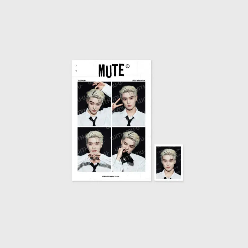 JAEHYUN MUTE Official Merchandise - ID Photo + 4CUT Photo Set