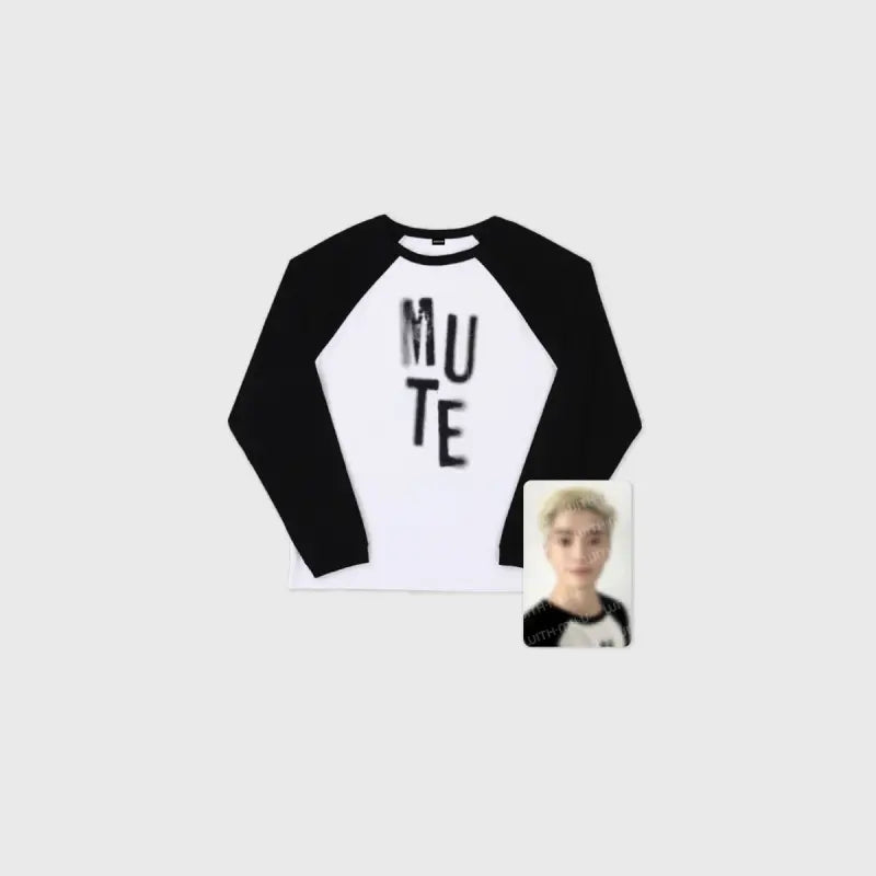 NCT127 JAEHYUN MUTE ラグランロングスリーブ Tシャツ JAEHYUN MUTE Official Merchandise - Raglan Long Sleeve T-Shirt Set