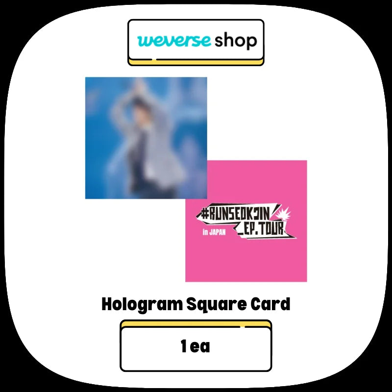 JIN #RUNSEOKJIN_EP.TOUR in Japan Digital Code + Weverse Shop JIN #RUNSEOKJIN_EP.TOUR in Japan Digital Code + Weverse Shop