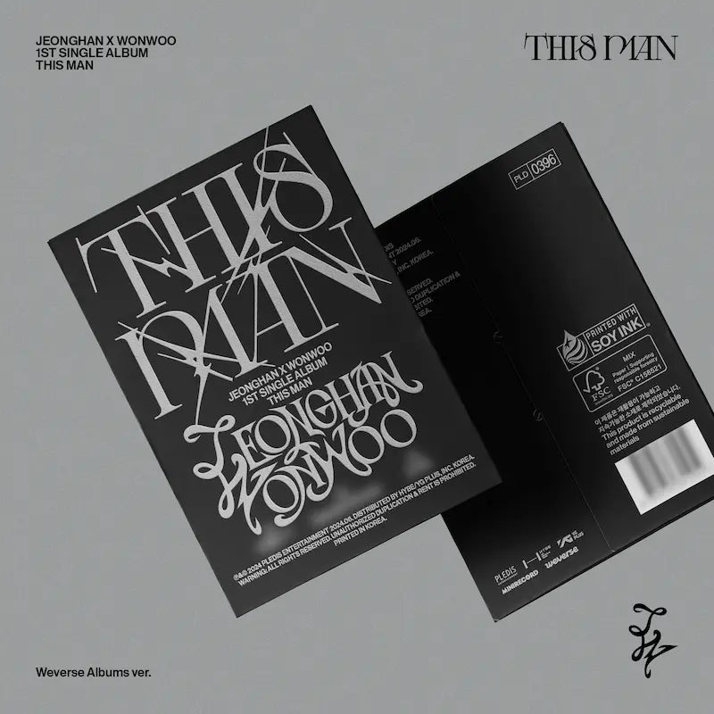 スーパーセール期間限定 Jeonghan X Wonwoo 1st Single Album - THIS MAN (Weverse Album タイムセール