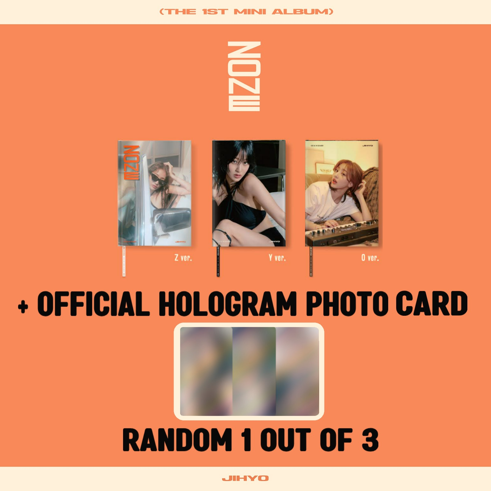 Jihyo 1st Mini Album - ZONE + Photocard – Choice Music LA