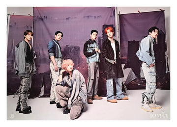 JUST B 4th Mini Album [÷ (NANUGI)] Official Poster - Photo Concept Grey